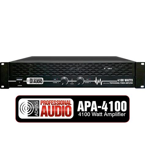 watt professional dj power amplifier adkins pro audio quality audio  aforadable