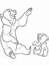 Pages Coloring Brother Bear Printable Recommended sketch template