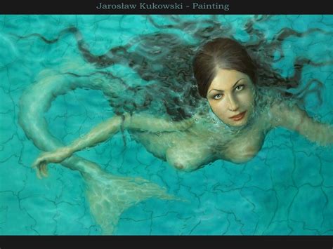 Mermaid Pool  In Gallery Mermaid Nude Art Fantasy