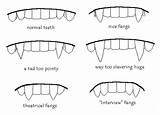 Fangs Vampire sketch template