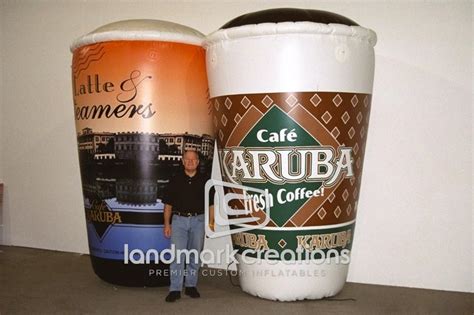 karuba inflatable coffee cup  kwik trip