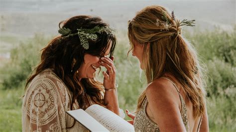 11 Sweet Wedding Vow Quotes And Ceremony Readings Perfect For Lgbtq