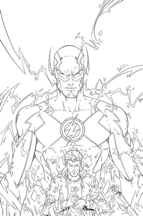 superhero dc comic  flash coloring pages printable  flash