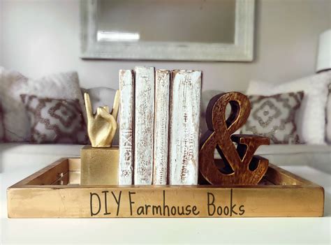 super cheap  easy farmhouse styled books  costs