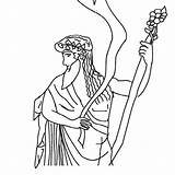 Dionysus sketch template