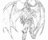 Illidan Profil Coloring Pages Supertweet sketch template