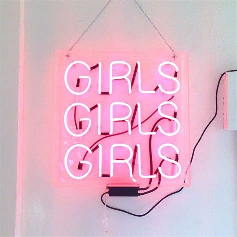 Girls Girls Girls Neon Signs Neon Pastel Girls Room