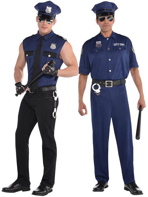 Adult Mens Police Officer Costume Policeman Pc Cop Copper Fancy Dress