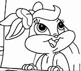 Lola Coloring Bunny Looney Tunes Wecoloringpage Alege Panou sketch template