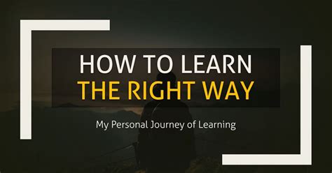 learn    personal experience