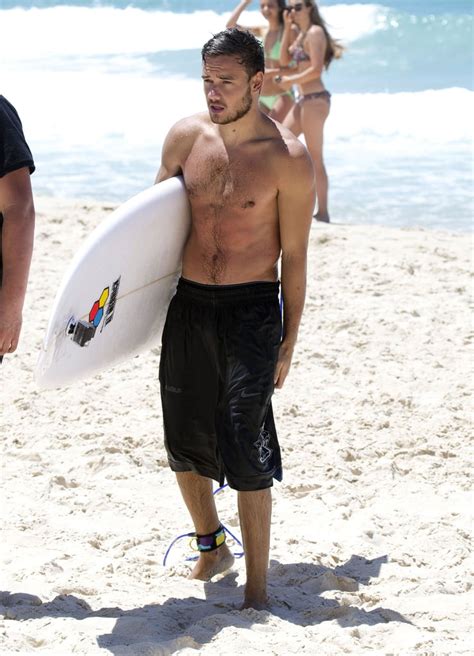 liam payne shirtless and surfing in australia popsugar celebrity