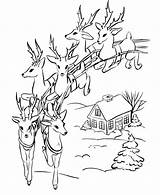 Coloring Pages Christmas Santa Reindeer Color Helpers Printable Book Claus Raisingourkids sketch template