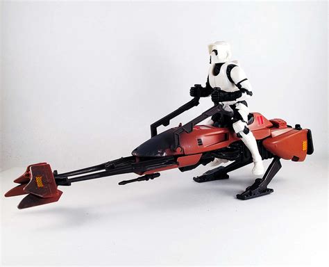 star wars imperial speeder bike  biker scout