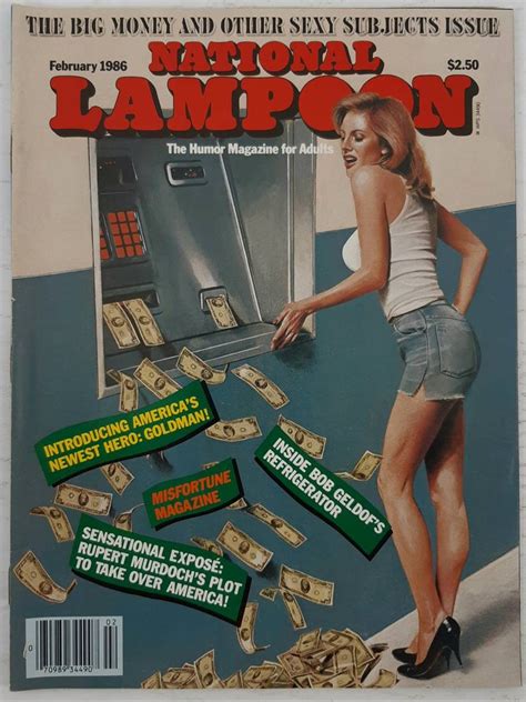 Vintage National Lampoon Adult Humor Magazine February 1986 Etsy