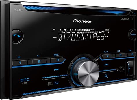 buy pioneer bluetooth  dash cd receiver black fh sbt