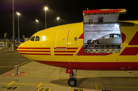 mercedes teases   class   dhl plane  time