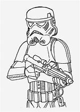 Wars Star Coloring Stormtrooper Pages Drawing sketch template