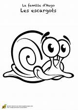 Escargots Gasteropodes sketch template