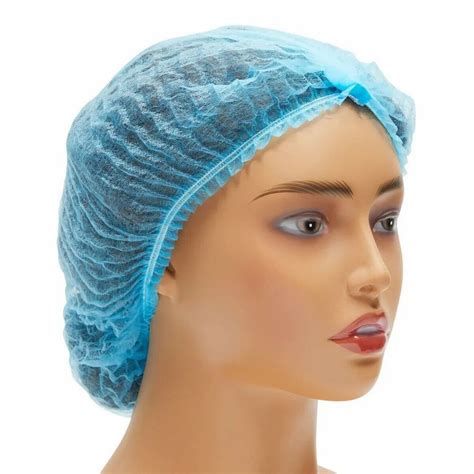 Polypropylene Pp Round Disposable Bouffant Cap For Hospital Size