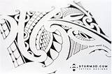 Samoan Flower Tattoo Drawing Tribal Getdrawings sketch template