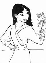 Mulan Coloring Pages Princess Disney Mushu Drawing Kids Printable Colouring Popular Paintingvalley Collection Explore sketch template