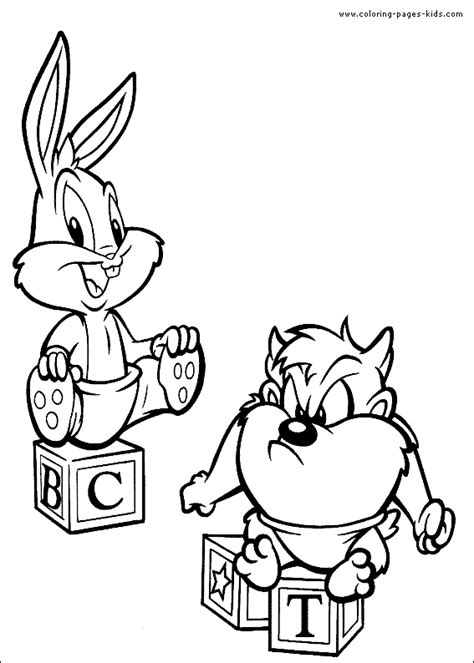baby looney tunes color page cartoon color pages printable cartoon