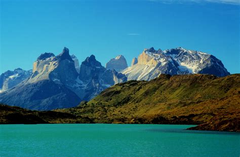 chile parks mountains lake torres del paine national park nature wallpapers hd