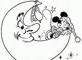 Mickey Mouse Coloring Pages Baby Sleeping Omalovanky Moon Minnie Na Drawing Friends Vytlacenie Omalovánky Clipart Library Drawings Printable Disney Color sketch template