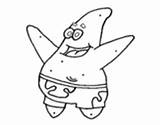 Coloring Patrick Star Starfish Pages Coloringcrew Spongebob Dibujo sketch template