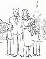 Lds Coloring Pages Christmas Forever Families Family Church Primary Clip Clipart Visit Getcolorings Color sketch template