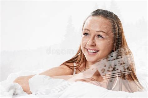 Pleasure In The Bed Stock Image Image Of Leisure Indoors 178143905