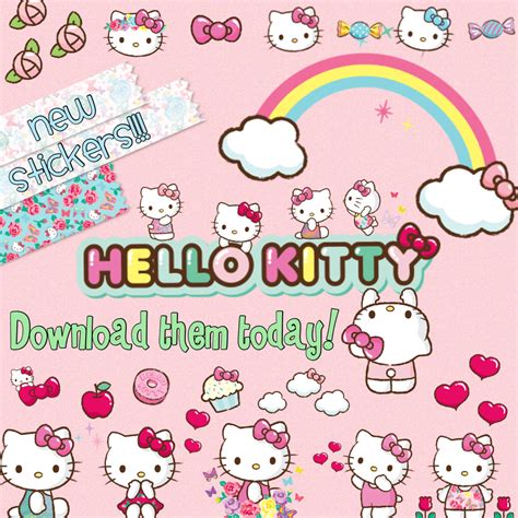 kitty stickers piccollage