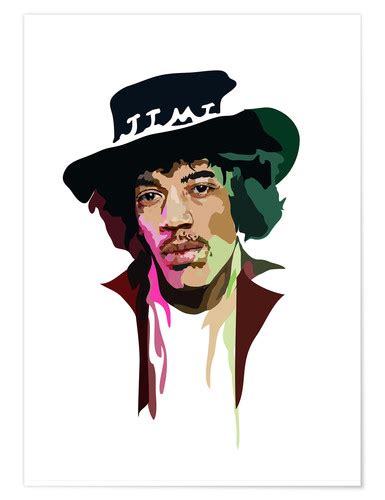 Póster Jimi Hendrix De Anna Mckay Posterlounge Pt