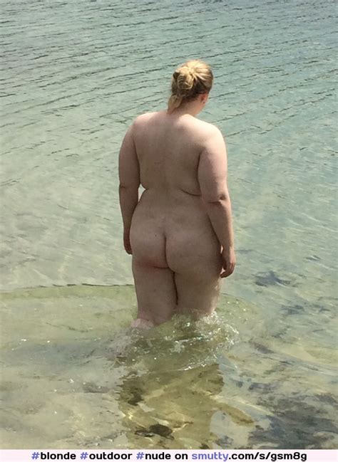blonde outdoor nude ass chubby