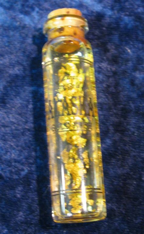 pure gold alaska gold rush  original vial