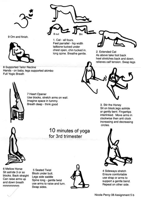 10 Minutes Of Yoga For 3rd Trimester Charlie Man Pinterest Yoga