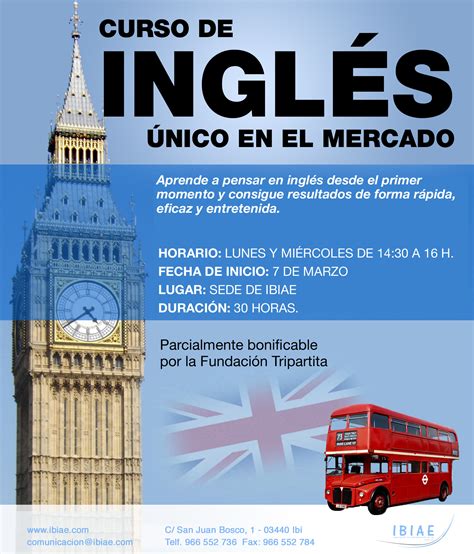 curso de inglés único en el mercado ibiae