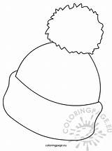 Hat Winter Coloring Snow Template Snowman Templates Kids Pages Hats Preschool Craft Learn Color Canvas Designs Rain Eskimo Crafts Christmas sketch template