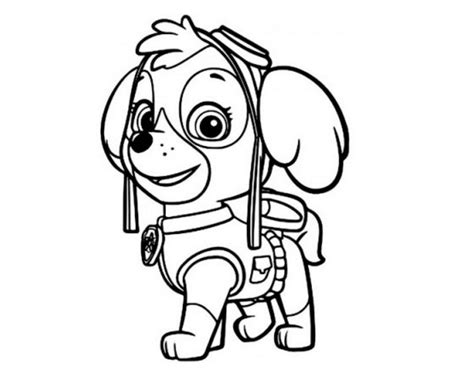 paw print coloring page