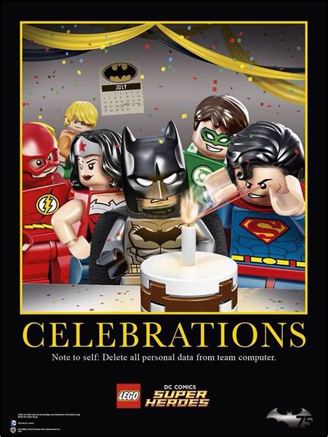 Lego Happy Birthday Meme 75 Anniversary Of Batman Lego