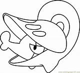 Shelmet Cofagrigus Coloringpages101 Pokémon sketch template