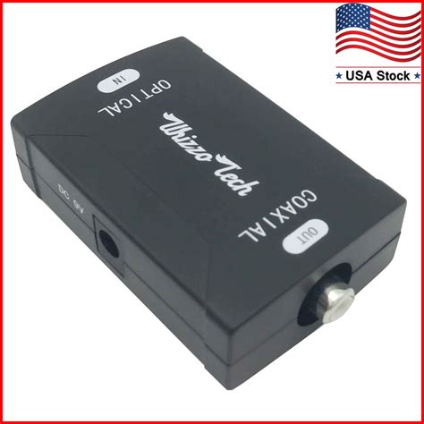 toslink optical  coax spdif coaxial digital audio converter dolby