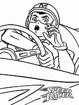 Speed Racer Coloring Pages Hairpin Facing Curve sketch template