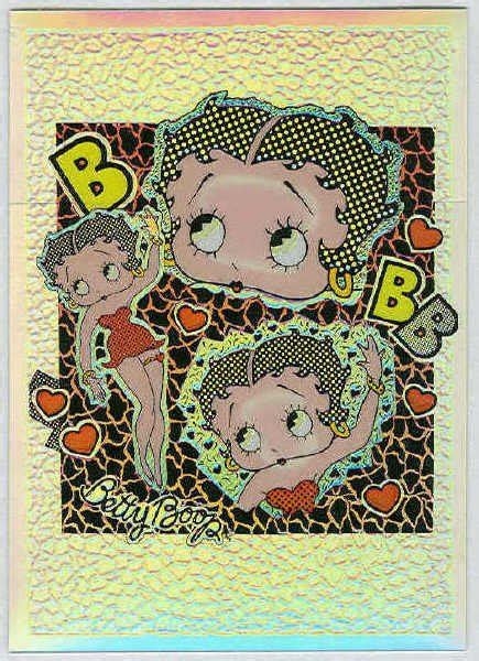 Betty Boop Pin Ups 21 Chromium Sticker Parallel Card