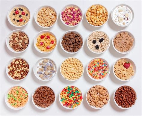 place   table  sugary breakfast cereals