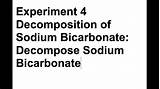 Bicarbonate Decomposition Sodium sketch template