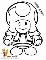 Mario Coloring Pages Toad Super Bros Colouring Characters Printable Brothers Book Paper Para Colorear Kids Galaxy Character Dibujos Bored Party sketch template