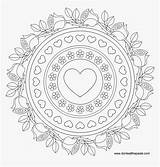 Pages Mandala Coloring Birthday Advanced Adult Pngitem sketch template