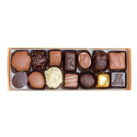 1 2 pound box of assorted chocolates the chocolate bear shoppe