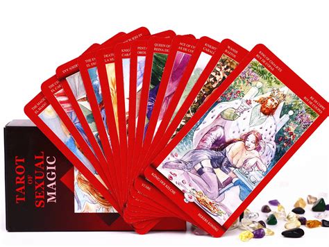 sex tarot card deck with guidebook for beginners beautiful etsy